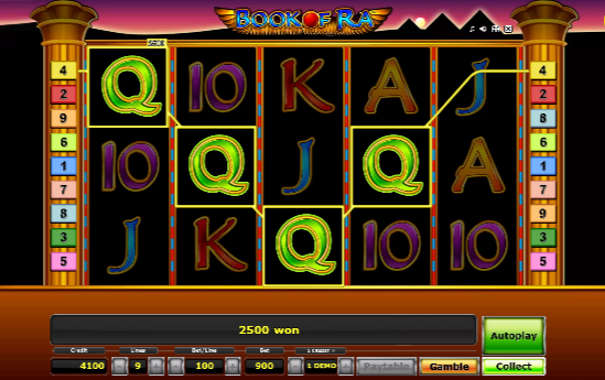 Παιχνίδι παιχνιδιού Book of Ra Deluxe Book of Ra Deluxe Gameplay
