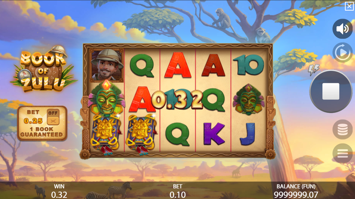 επίδειξης Book of Zulu Book of Zulu Demo