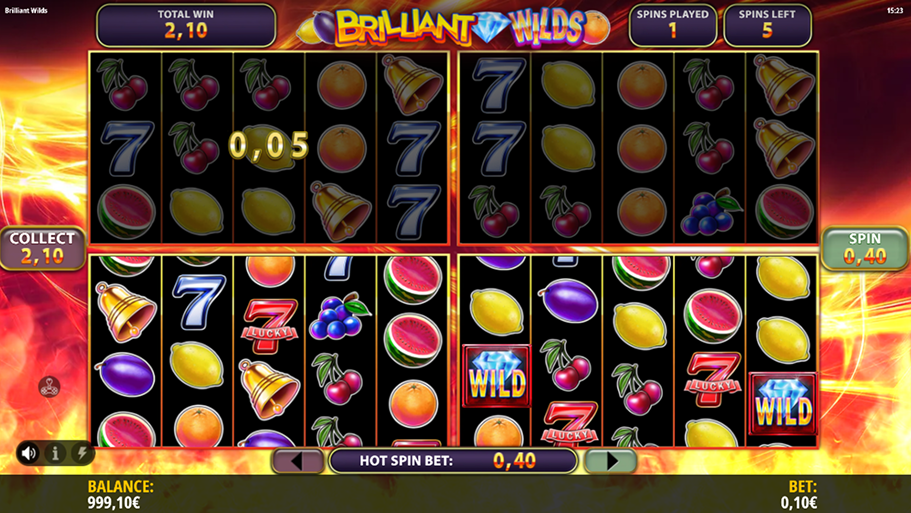 Brilliant Wilds Free Spins Brilliant Wilds FS