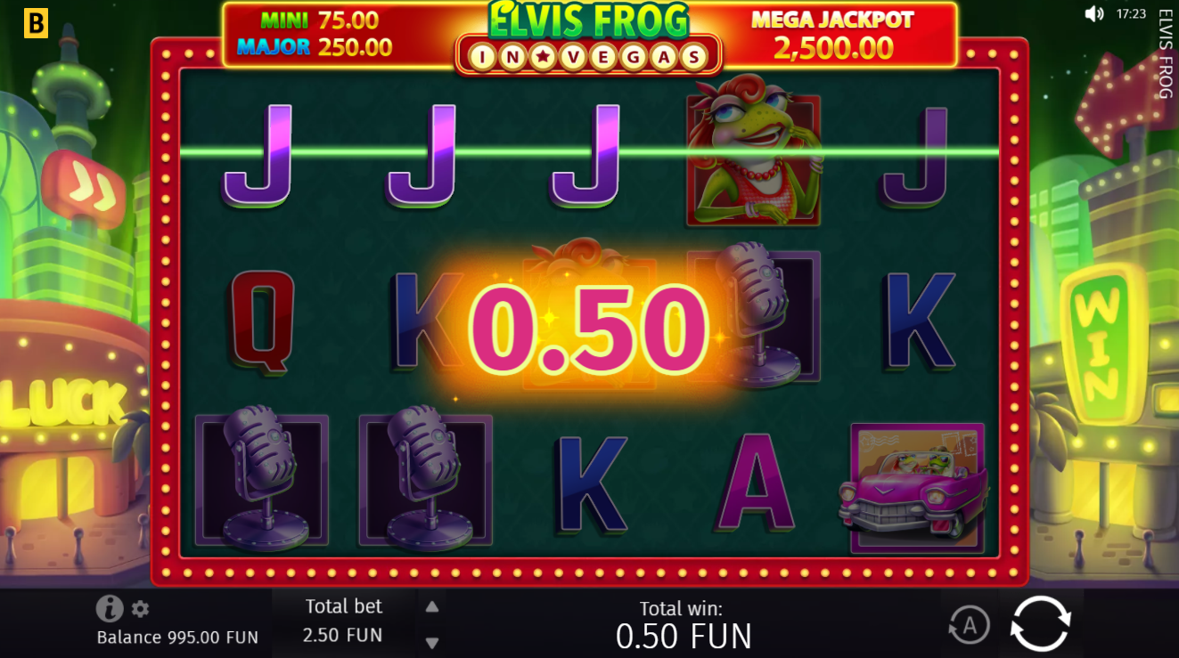επίδειξης Elvis Frog in Vegas Elvis Frog in Vegas Demo