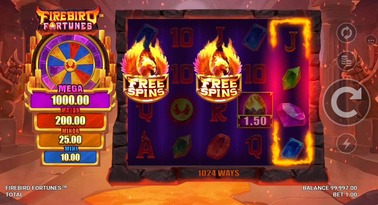 επίδειξης Firebird Fortunes Firebird Fortunes Demo