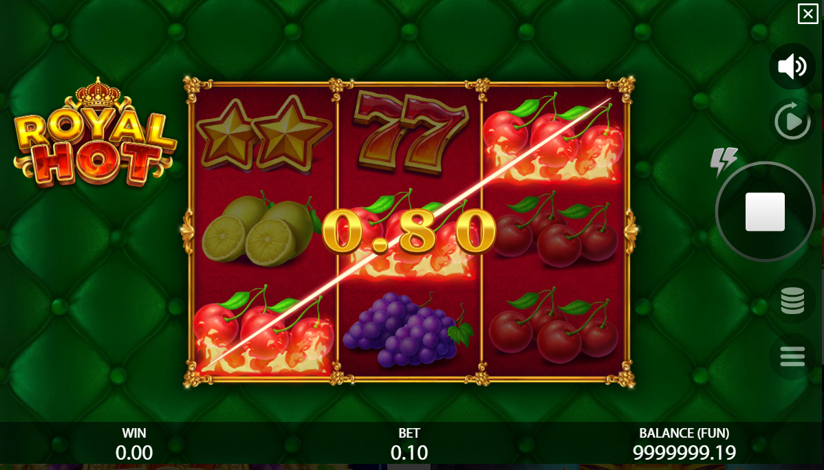 Παιχνίδι παιχνιδιού Royal Hot Royal Hot Gameplay